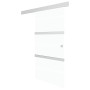 Puerta corredera vidrio ESG y aluminio plateado 90x205 cm de vidaXL, Puertas - Ref: Foro24-288059, Precio: 265,16 €, Descuent...