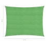 Toldo de vela HDPE verde claro 160 g/m² 3x4 m de vidaXL, Sombrillas - Ref: Foro24-311292, Precio: 35,88 €, Descuento: %