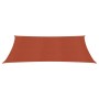 Toldo de vela HDPE terracota 160 g/m² 3x4,5 m de vidaXL, Sombrillas - Ref: Foro24-311348, Precio: 34,70 €, Descuento: %