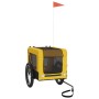 Remolque bicicleta mascotas hierro tela Oxford amarillo negro de vidaXL, Cochecitos para mascotas - Ref: Foro24-93924, Precio...