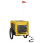 Remolque bicicleta mascotas hierro tela Oxford amarillo negro de vidaXL, Cochecitos para mascotas - Ref: Foro24-93924, Precio...
