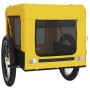 Remolque bicicleta mascotas hierro tela Oxford amarillo negro de vidaXL, Cochecitos para mascotas - Ref: Foro24-93924, Precio...
