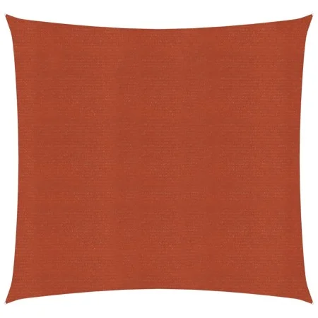 Toldo de vela HDPE terracota 160 g/m² 3x3 m de vidaXL, Sombrillas - Ref: Foro24-311329, Precio: 27,48 €, Descuento: %