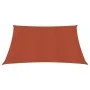 Toldo de vela HDPE terracota 160 g/m² 3x3 m de vidaXL, Sombrillas - Ref: Foro24-311329, Precio: 27,48 €, Descuento: %