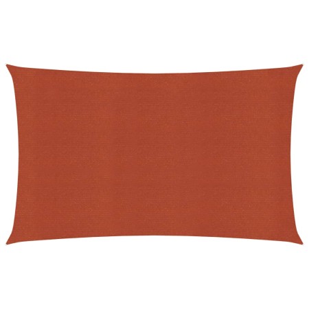 Toldo de vela HDPE terracota 160 g/m² 4x7 m de vidaXL, Sombrillas - Ref: Foro24-311355, Precio: 61,99 €, Descuento: %