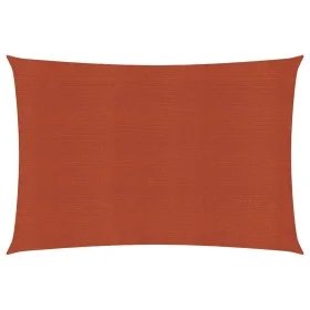 Toldo de vela HDPE terracota 160 g/m² 5x7 m de vidaXL, Sombrillas - Ref: Foro24-311357, Precio: 69,79 €, Descuento: %