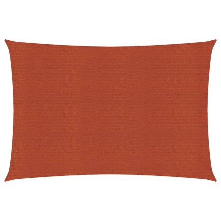 Toldo de vela HDPE terracota 160 g/m² 5x7 m de vidaXL, Sombrillas - Ref: Foro24-311357, Precio: 70,49 €, Descuento: %