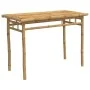 Mesa de comedor de jardín bambú 110x55x75 cm de vidaXL, Mesas de jardín - Ref: Foro24-368031, Precio: 103,19 €, Descuento: %
