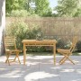 Mesa de comedor de jardín bambú 110x55x75 cm de vidaXL, Mesas de jardín - Ref: Foro24-368031, Precio: 105,20 €, Descuento: %
