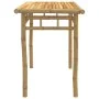 Mesa de comedor de jardín bambú 110x55x75 cm de vidaXL, Mesas de jardín - Ref: Foro24-368031, Precio: 103,19 €, Descuento: %