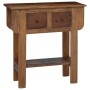 Mesa consola de madera reciclada mixta 80x35x80 cm en Mesas auxiliares | Comprar online en Foru.es