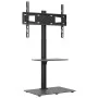 Mueble de TV de esquina 2 niveles para 32-65 pulgadas negro de vidaXL, Soportes para monitores y televisor - Ref: Foro24-3795...