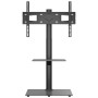 Mueble de TV de esquina 2 niveles para 32-65 pulgadas negro de vidaXL, Soportes para monitores y televisor - Ref: Foro24-3795...
