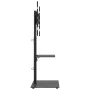 Mueble de TV de esquina 2 niveles para 32-65 pulgadas negro de vidaXL, Soportes para monitores y televisor - Ref: Foro24-3795...