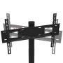 Mueble de TV de esquina 2 niveles para 32-65 pulgadas negro de vidaXL, Soportes para monitores y televisor - Ref: Foro24-3795...
