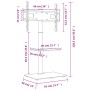 Mueble de TV de esquina 2 niveles para 32-65 pulgadas negro de vidaXL, Soportes para monitores y televisor - Ref: Foro24-3795...