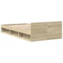 Cama con cajón madera ingeniería roble Sonoma 100x200 cm de vidaXL, Camas y somieres - Ref: Foro24-3280792, Precio: 132,76 €,...