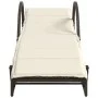 Sun loungers with table 2 units brown synthetic rattan by vidaXL, Loungers - Ref: Foro24-368264, Price: 297,51 €, Discount: %