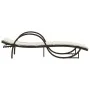 Sun loungers with table 2 units brown synthetic rattan by vidaXL, Loungers - Ref: Foro24-368264, Price: 297,51 €, Discount: %