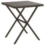 Sun loungers with table 2 units brown synthetic rattan by vidaXL, Loungers - Ref: Foro24-368264, Price: 297,51 €, Discount: %