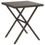 Tumbonas con mesita 2 unidades ratán sintético marrón de vidaXL, Tumbonas - Ref: Foro24-368264, Precio: 275,46 €, Descuento: %
