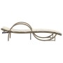 Tumbonas con mesita 2 unidades ratán sintético beige de vidaXL, Tumbonas - Ref: Foro24-368266, Precio: 275,55 €, Descuento: %