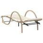 Tumbonas con mesita 2 unidades ratán sintético beige de vidaXL, Tumbonas - Ref: Foro24-368266, Precio: 275,55 €, Descuento: %