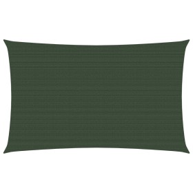 Toldo de vela HDPE verde oscuro 160 g/m² 6x8 m de vidaXL, Sombrillas - Ref: Foro24-311470, Precio: 90,76 €, Descuento: %