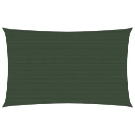 Toldo de vela HDPE verde oscuro 160 g/m² 6x8 m de vidaXL, Sombrillas - Ref: Foro24-311470, Precio: 89,10 €, Descuento: %