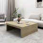 Mesa de centro madera contrachapada roble Sonoma 100x100x35 cm de vidaXL, Mesas de centro - Ref: Foro24-808570, Precio: 62,36...