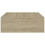 Mesa de centro madera contrachapada roble Sonoma 100x100x35 cm de vidaXL, Mesas de centro - Ref: Foro24-808570, Precio: 62,36...