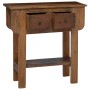 Mesa consola de madera reciclada mixta 80x35x80 cm en Mesas auxiliares | Comprar online en Foru.es