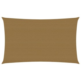 Toldo de vela HDPE gris taupe 160 g/m² 2x5 m de vidaXL, Sombrillas - Ref: Foro24-311396, Precio: 30,56 €, Descuento: %
