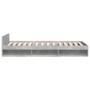 Cama con cajón madera ingeniería gris hormigón 100x200 cm de vidaXL, Camas y somieres - Ref: Foro24-3280793, Precio: 133,29 €...