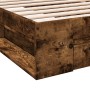 Cama con cajón madera de ingeniería roble ahumado 90x200 cm de vidaXL, Camas y somieres - Ref: Foro24-3280801, Precio: 133,18...