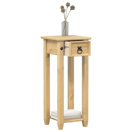 Jardinera Corona madera maciza de pino 30x30x73 cm de vidaXL, Soportes para macetas - Ref: Foro24-4002775, Precio: 48,27 €, D...