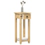 Jardinera Corona madera maciza de pino 30x30x73 cm de vidaXL, Soportes para macetas - Ref: Foro24-4002775, Precio: 47,23 €, D...