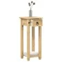 Jardinera Corona madera maciza de pino 30x30x73 cm de vidaXL, Soportes para macetas - Ref: Foro24-4002775, Precio: 48,27 €, D...