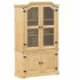 Corona solid pine wood display cabinet 103.5x42x180 cm by vidaXL, Sideboards - Ref: Foro24-4002777, Price: 342,08 €, Discount: %