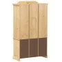 Corona solid pine wood display cabinet 103.5x42x180 cm by vidaXL, Sideboards - Ref: Foro24-4002777, Price: 342,08 €, Discount: %