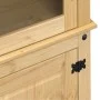 Corona solid pine wood display cabinet 103.5x42x180 cm by vidaXL, Sideboards - Ref: Foro24-4002777, Price: 342,08 €, Discount: %