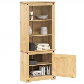 Aparador Corona madera maciza de pino 74x38x170 cm de vidaXL, Aparadores - Ref: Foro24-4002782, Precio: 173,64 €, Descuento: %