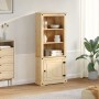 Aparador Corona madera maciza de pino 74x38x170 cm de vidaXL, Aparadores - Ref: Foro24-4002782, Precio: 176,89 €, Descuento: %