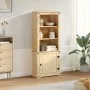 Aparador Corona madera maciza de pino 74x38x170 cm de vidaXL, Aparadores - Ref: Foro24-4002782, Precio: 173,64 €, Descuento: %