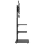 Mueble de TV de esquina 3 niveles para 32-65 pulgadas negro de vidaXL, Soportes para monitores y televisor - Ref: Foro24-3795...