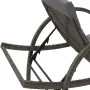 Liegestuhl mit grauem Kunststoffrattan-Kissen 60x199x42 cm. von vidaXL, Liegen - Ref: Foro24-368259, Preis: 140,72 €, Rabatt: %