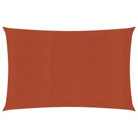 Toldo de vela HDPE terracota 160 g/m² 5x6 m de vidaXL, Sombrillas - Ref: Foro24-311356, Precio: 73,21 €, Descuento: %