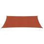 Toldo de vela HDPE terracota 160 g/m² 5x6 m de vidaXL, Sombrillas - Ref: Foro24-311356, Precio: 63,32 €, Descuento: %