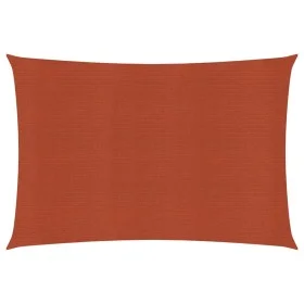 Toldo de vela HDPE terracota 160 g/m² 3x5 m de vidaXL, Sombrillas - Ref: Foro24-311349, Precio: 38,34 €, Descuento: %