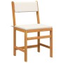 Juego de balcón con cojines 3 piezas madera maciza de acacia de vidaXL, Conjuntos de jardín - Ref: Foro24-365855, Precio: 159...